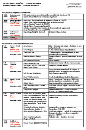 X Docomomo Brasil